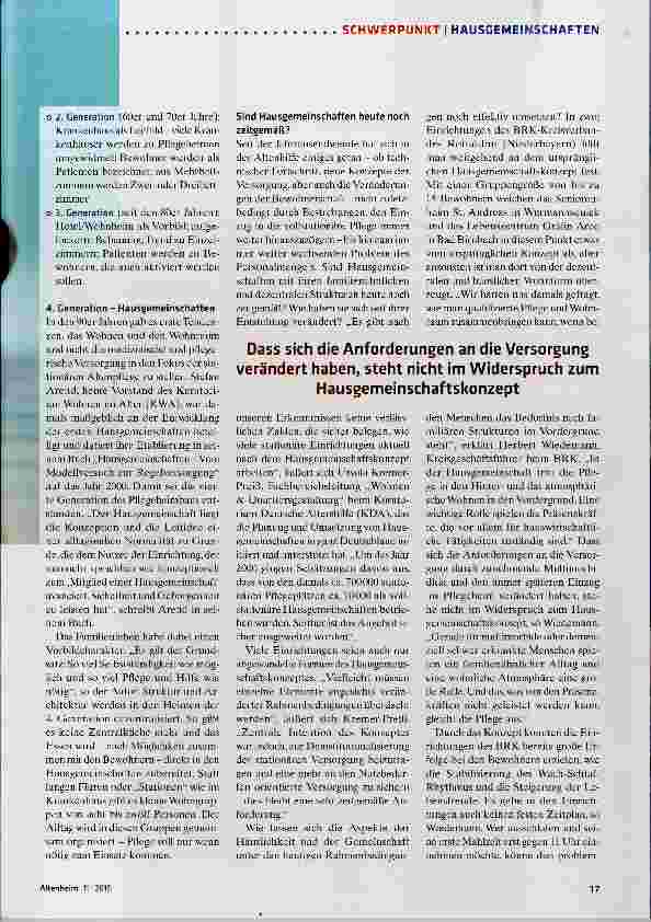 Vorschauseite 2: Zu Hause im Heim