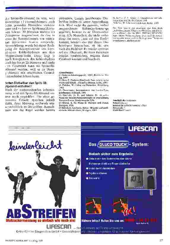 Vorschauseite 5: Diabetes mellitus Teil 2: Wie das Selbstmanagement von Insulinpflichtigen Diabetikern unterstützt werden kann