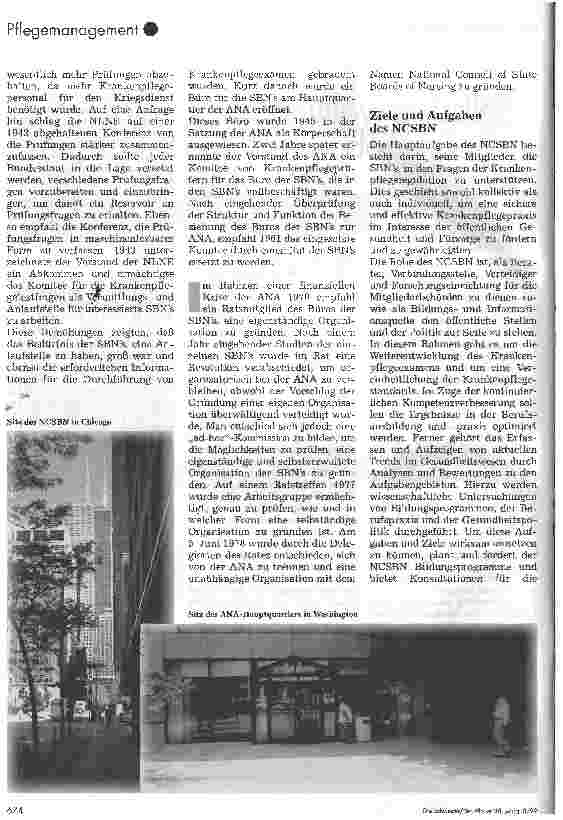 Vorschauseite 2: Selbstverwaltung der Pflegeberufe Das National Council of State Boards of Nursing, Teil 2