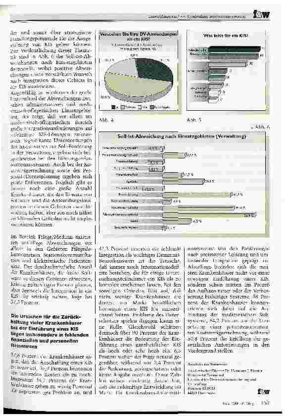 Vorschauseite 4: EDV Entwicklungsstand von Krankenhaus Informationssystemen Ergebnisse einer empirischen Studie