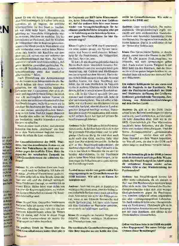 Vorschauseite 2: Von Regierungskrankenhäusern und fehlendem Zellstoff