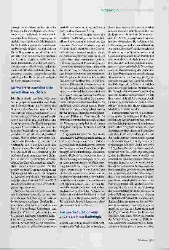 Vorschauseite 2: Die Pathologie wird digital