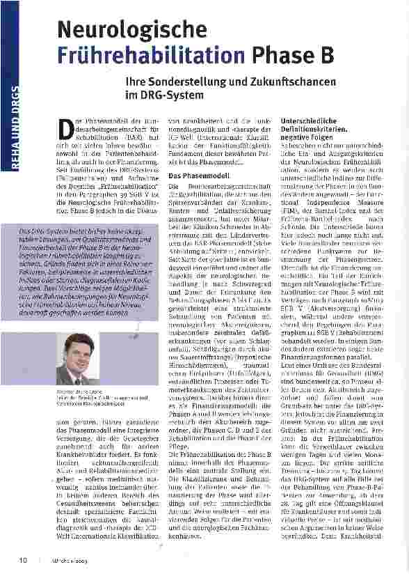Vorschauseite 1: Neurologische Frührehabilitation Phase B