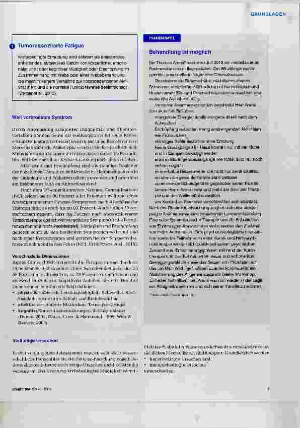 Vorschauseite 2: Fatigue was ist das ?