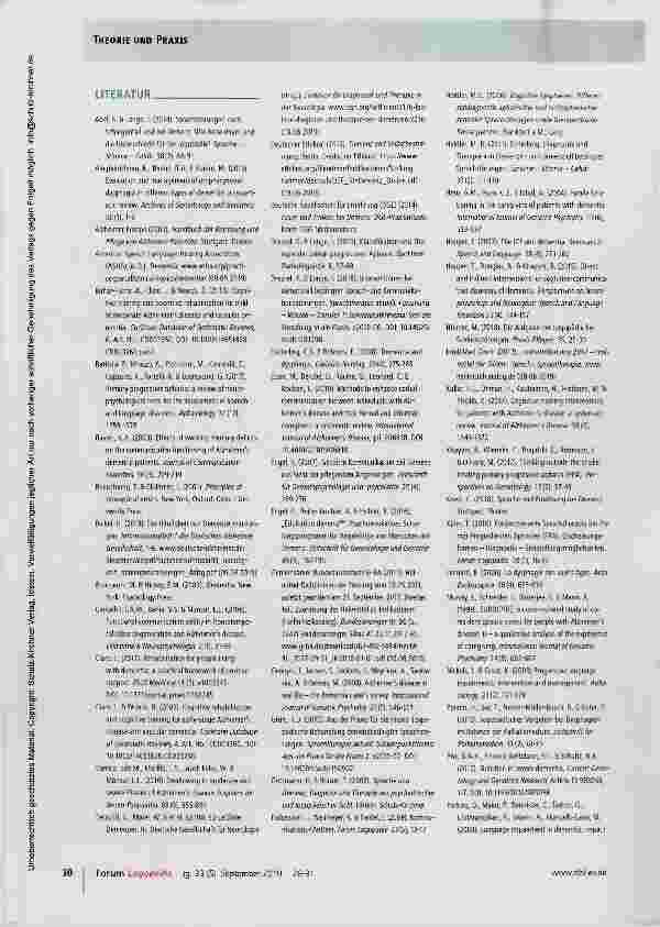 Vorschauseite 5: Informationen zu Logopädie und Demenz