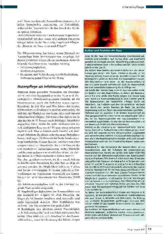 Vorschauseite 2: Wie viel Pflege braucht die Nase?
