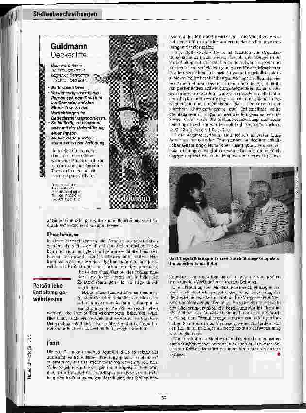 Vorschauseite 5: Klare Worte klären Stellenbeschreibungen für ambulante Pflegedienste