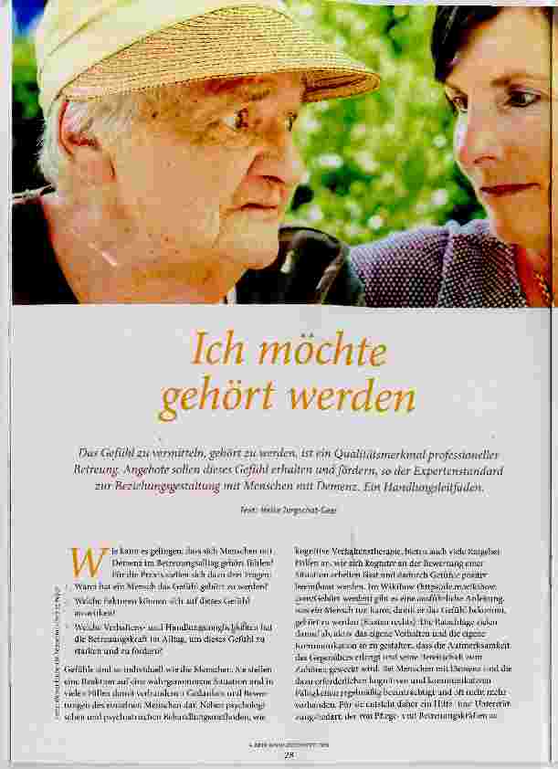 Vorschauseite 1: Ich möchte gehört werden