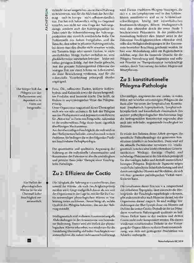Vorschauseite 2: Das Feuchtigkeitsprinzip in der Augendiagnose