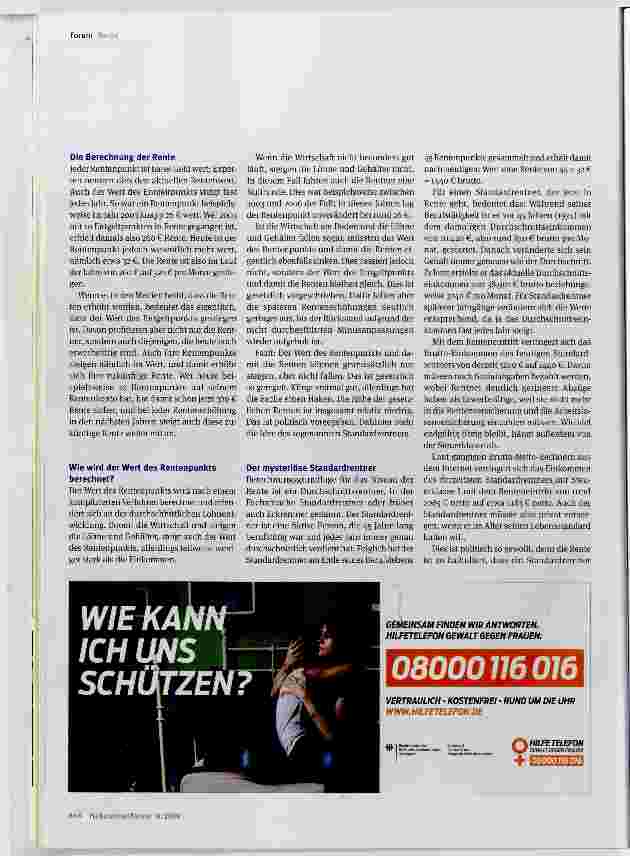 Vorschauseite 3: Rechtsforum Die gesetzliche Rentenversicherung besser als ihr Ruf