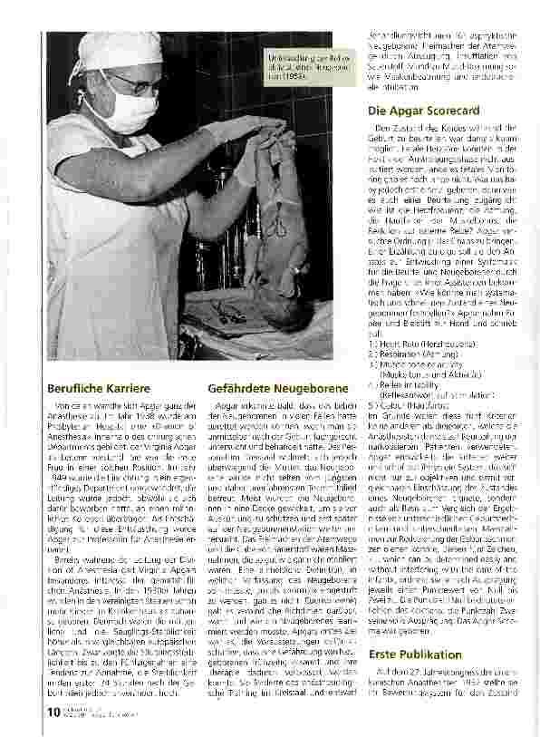 Vorschauseite 2: VIRGINIA APGAR