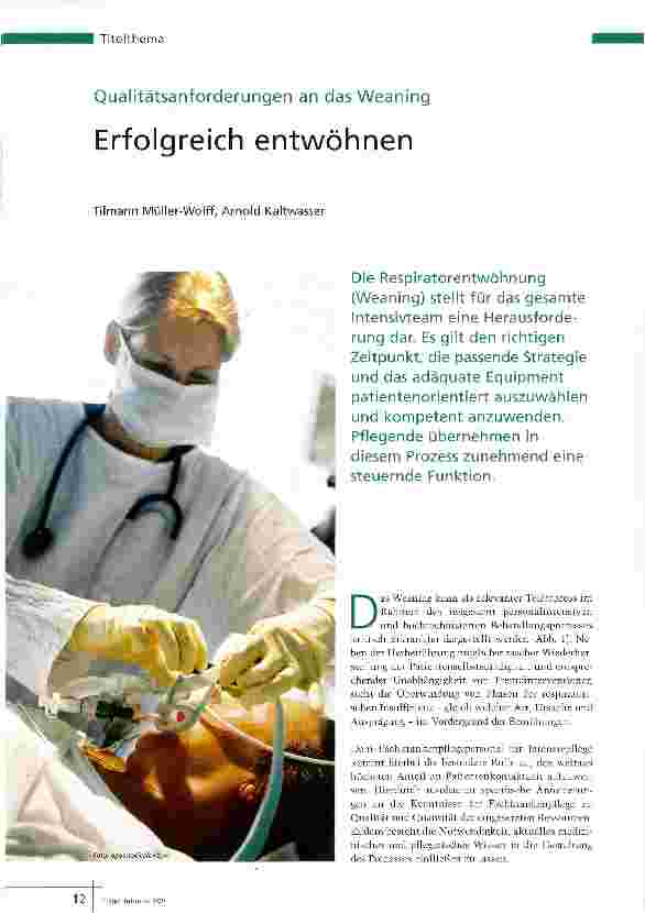 Vorschauseite 1: Erfolgreich entwöhnen