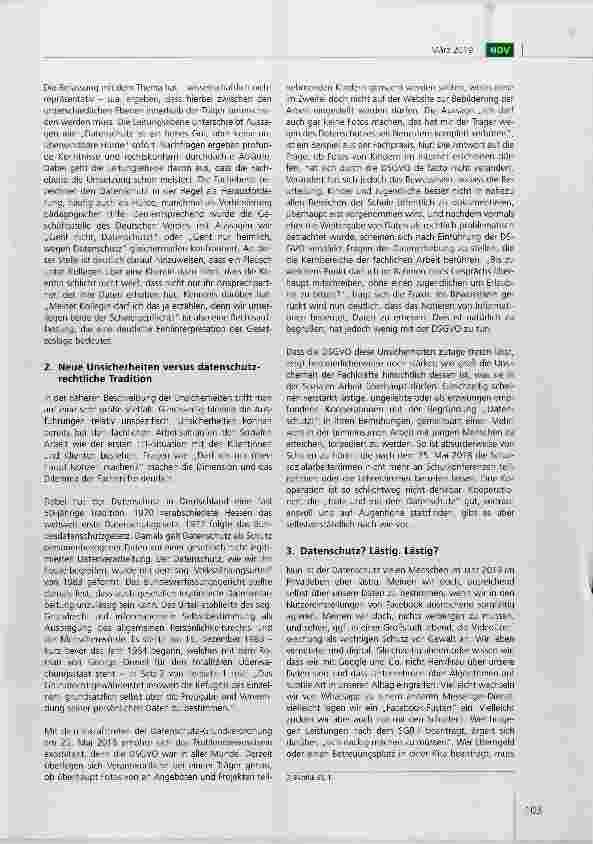 Vorschauseite 2: Datenschutz als qualitatives Element der Kinderund Jugendhilfe