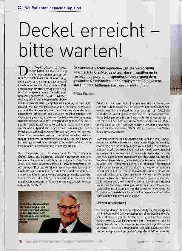 Vorschauseite 1: Deckel erreicht bitte warten!