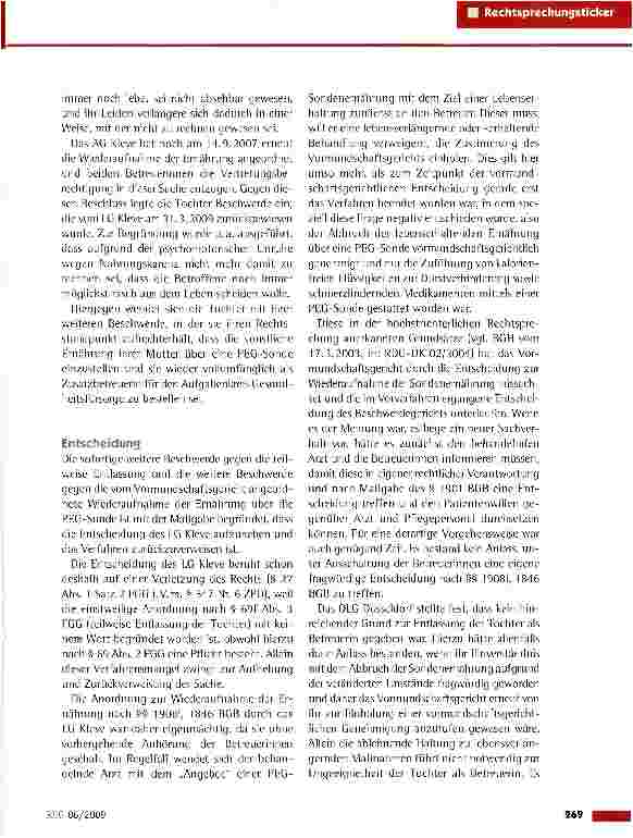 Vorschauseite 2: PEG-Sondenernährung einer Chorea-Huntington-Patientin