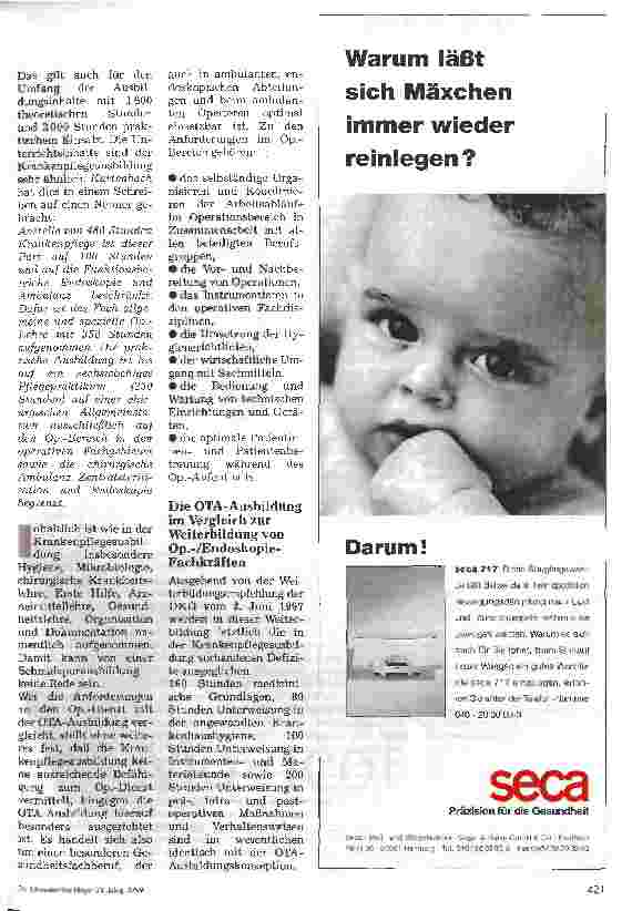 Vorschauseite 2: OTA-Ausbildung ist keine Schmalspuraubildung
