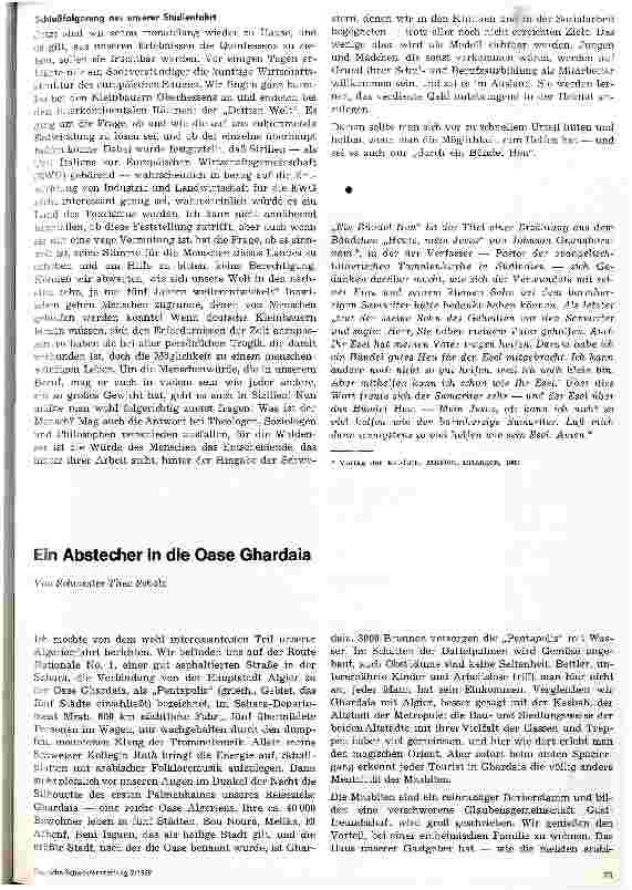 Vorschauseite 5: Studienfahrt nach Sizilien Die Situation des Gesundheitswesens