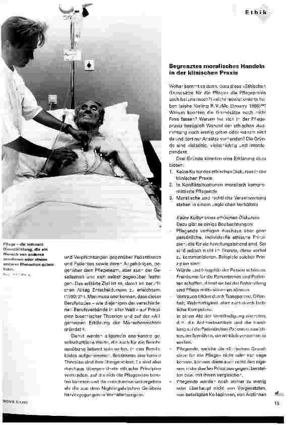 Vorschauseite 3: Pflegeethik im Wandel