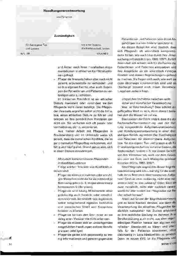 Vorschauseite 4: Pflegeethik im Wandel
