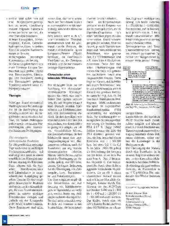 Vorschauseite 3: Risiken der Bluttransfusion