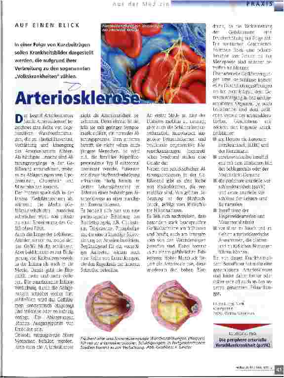 Vorschauseite 1: Arteriosklerose