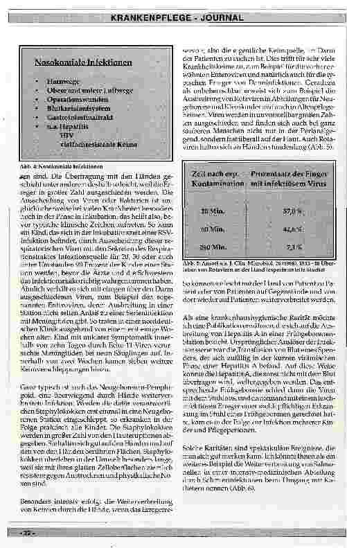 Vorschauseite 3: Schutz vor nosokomialen Infektionen durch Händehygiene