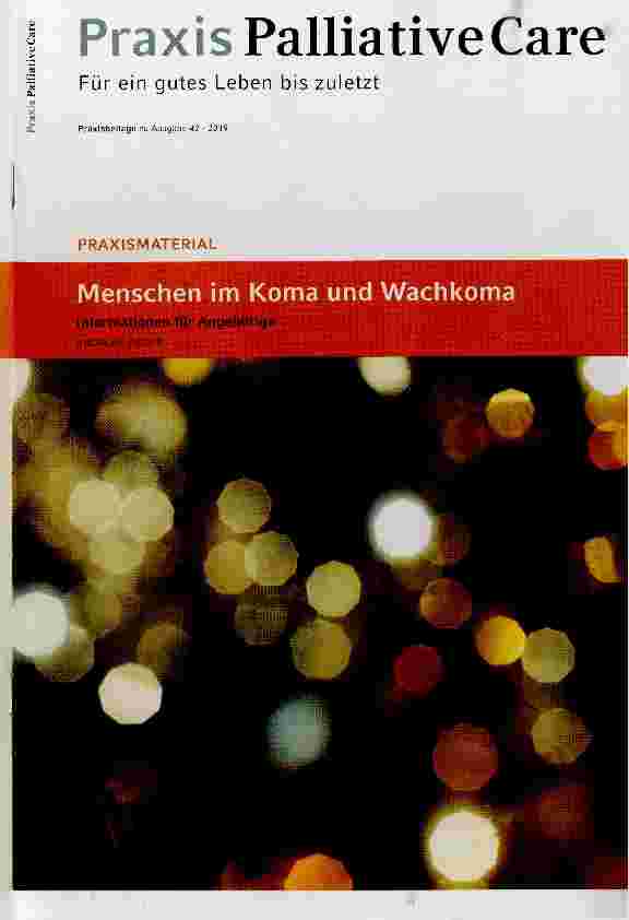 Vorschauseite 1: Menschen im Koma und Wachkoma