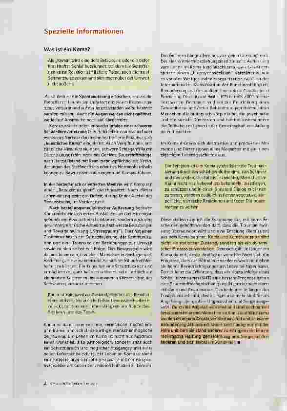 Vorschauseite 6: Menschen im Koma und Wachkoma