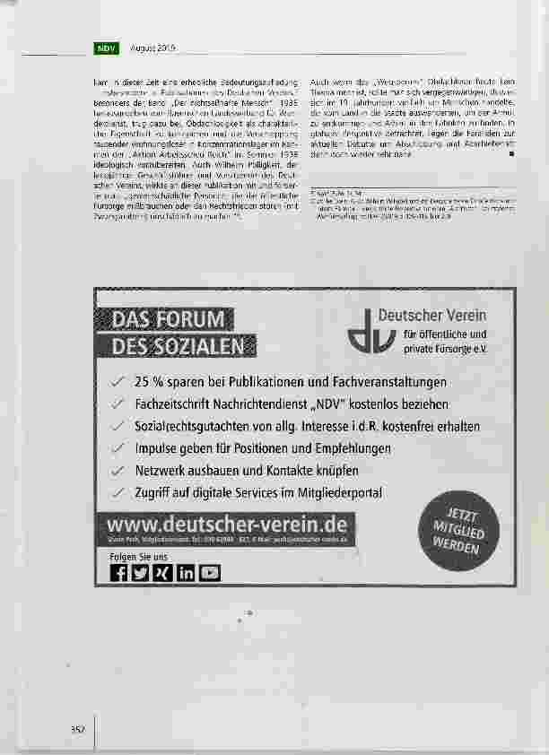 Vorschauseite 5: Die „Wohnungsfrage in den Anfängen des Deutschen Vereins