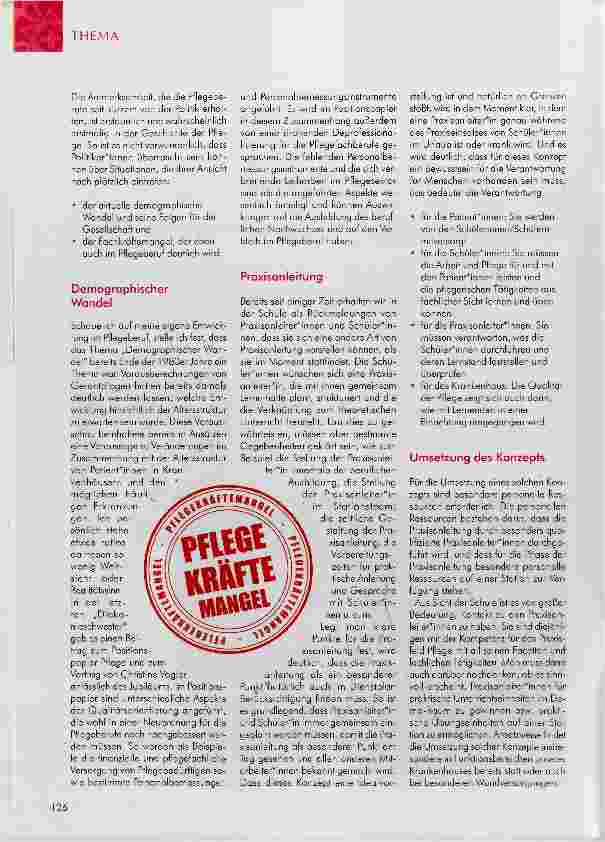 Vorschauseite 4: WAS BESCHÄFTIGT SCHÜLER*INNEN IN DER AUSBILDUNG?