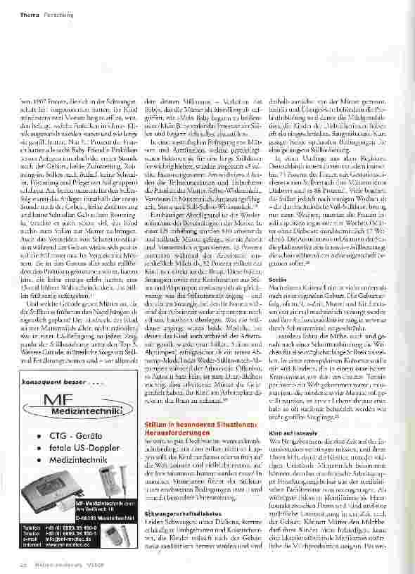 Vorschauseite 5: ForschungStudien zur Brust genommen