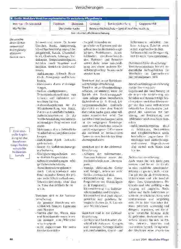 Vorschauseite 3: Rundumschutz: Mit geeigneten Versicherungsprodukten branchenspezifischen Risiken begegnenUmfassender Schutz