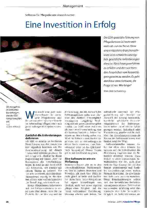 Vorschauseite 1: Eine Investition in Erfolg