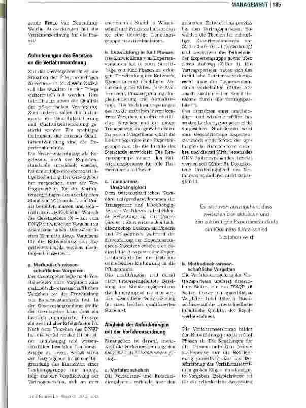 Vorschauseite 2: Die neue Verfahrensordnung auf dem Prüfstand
