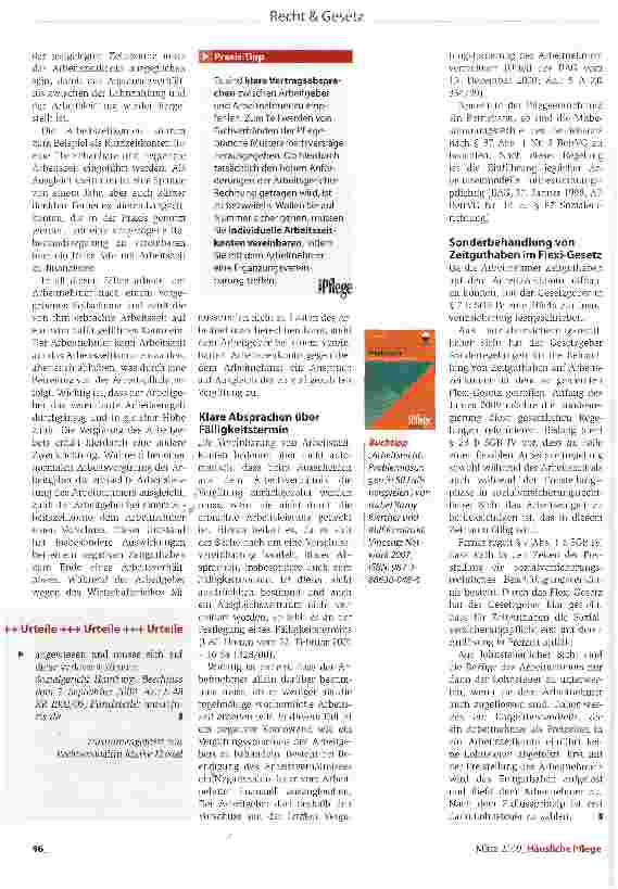 Vorschauseite 2: Ein Konto voller Arbeit