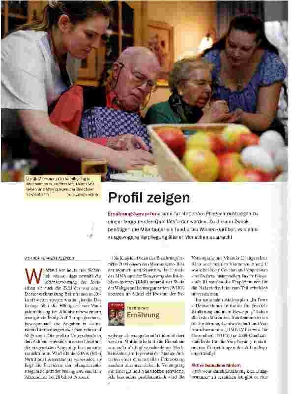 Vorschauseite 1: Profil zeigen