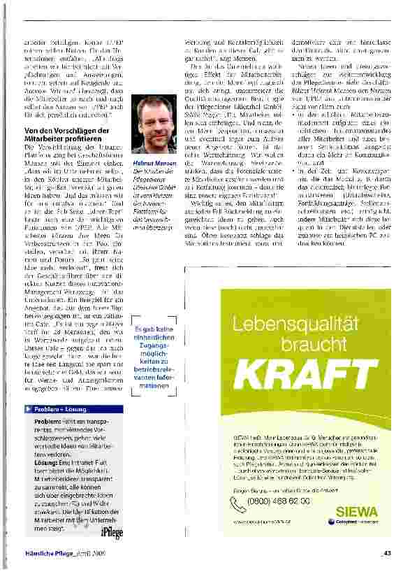 Vorschauseite 2: „Keine Idee geht mehr verloren