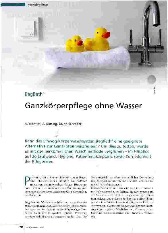 Vorschauseite 1: Ganzkörperpflege ohne Wasser