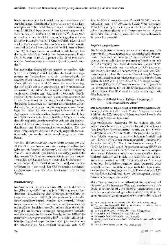 Vorschauseite 4: Die Neuordnung der Vergütung ambulanter Leistungen ab dem 01.01.2009 - Ein Glossar rund um den EURO-EBM