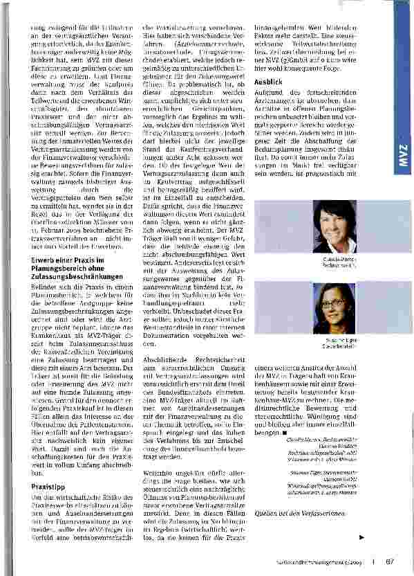 Vorschauseite 2: Augen auf beim Praxiskauf