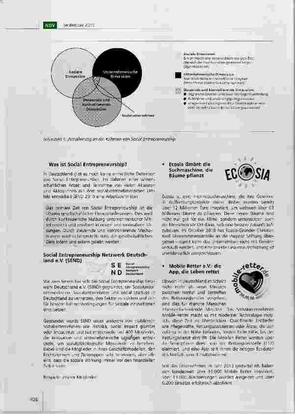 Vorschauseite 2: Das Social Entrepreneurship Netzwerk Deutschland e.V. (SEND)