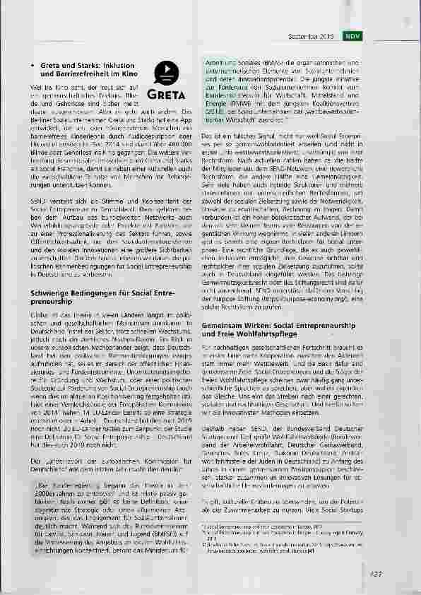 Vorschauseite 3: Das Social Entrepreneurship Netzwerk Deutschland e.V. (SEND)