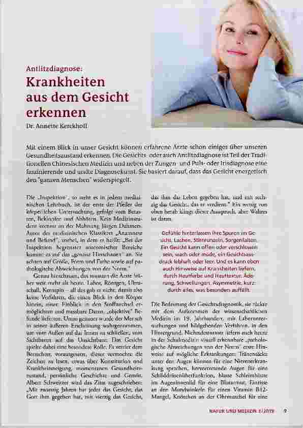 Vorschauseite 1: Krankheiten aus dem Gesicht erkennen
