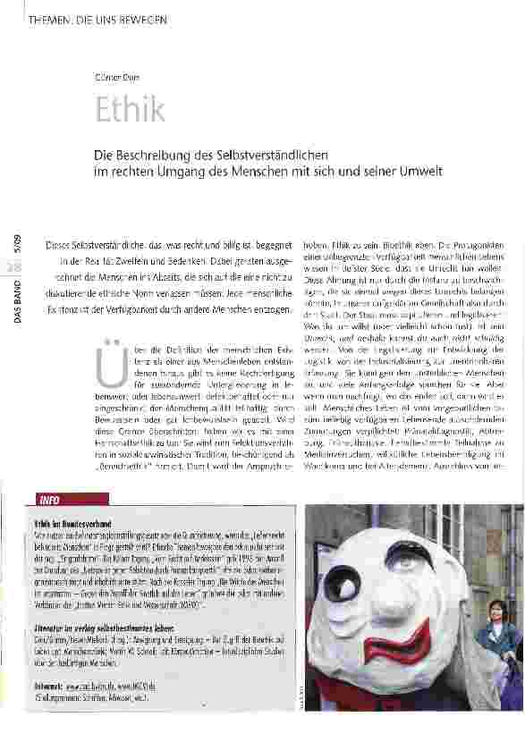 Vorschauseite 1: Ethik
