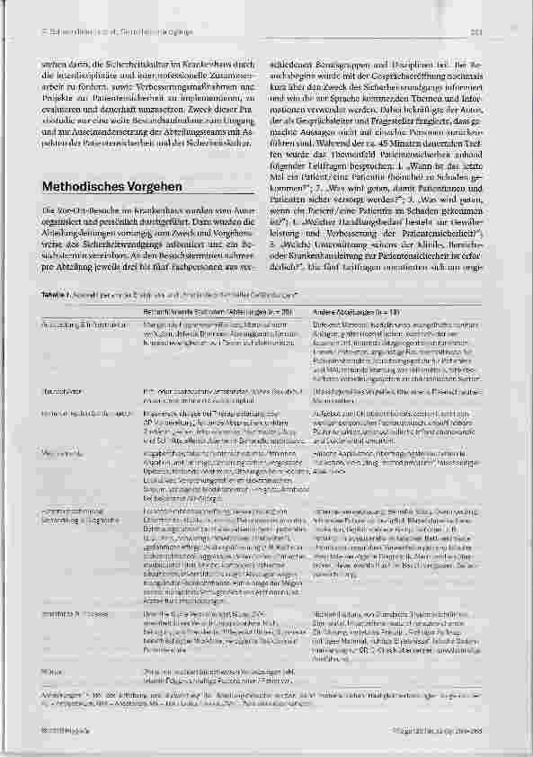 Vorschauseite 3: Sicherheitsrundgänge Abteilungsbesuche mit Fokus auf die Patientensicherheit