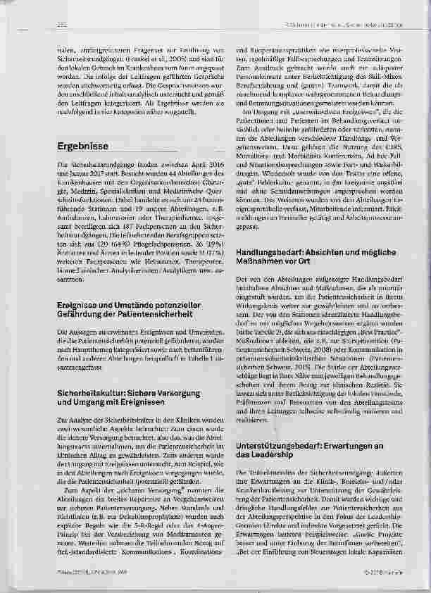Vorschauseite 4: Sicherheitsrundgänge Abteilungsbesuche mit Fokus auf die Patientensicherheit
