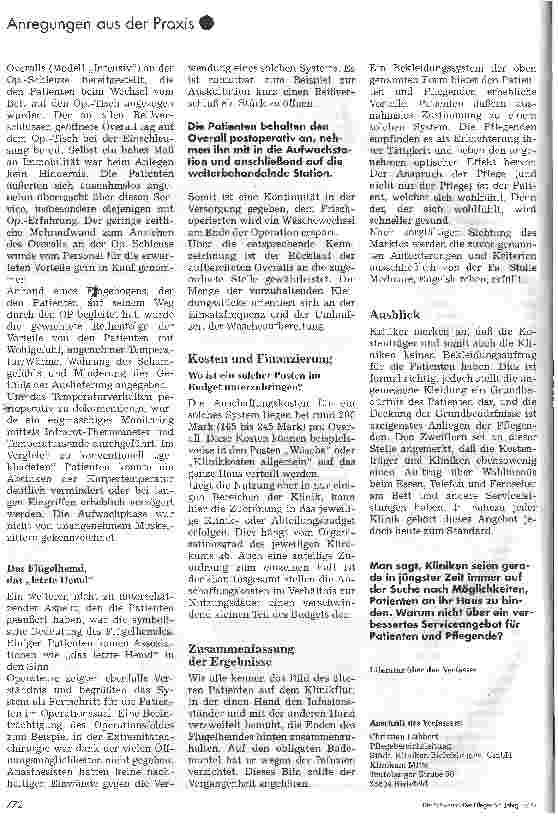 Vorschauseite 4: Flügelhemden sollten der Vergangenheit angehören