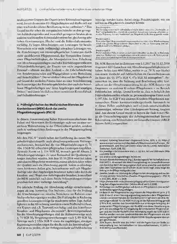 Vorschauseite 3: Korruption in der ambulanten Pflege - Hintergründe und mögliche Präventivmaßnahmen aus Kostenträgerperspektive