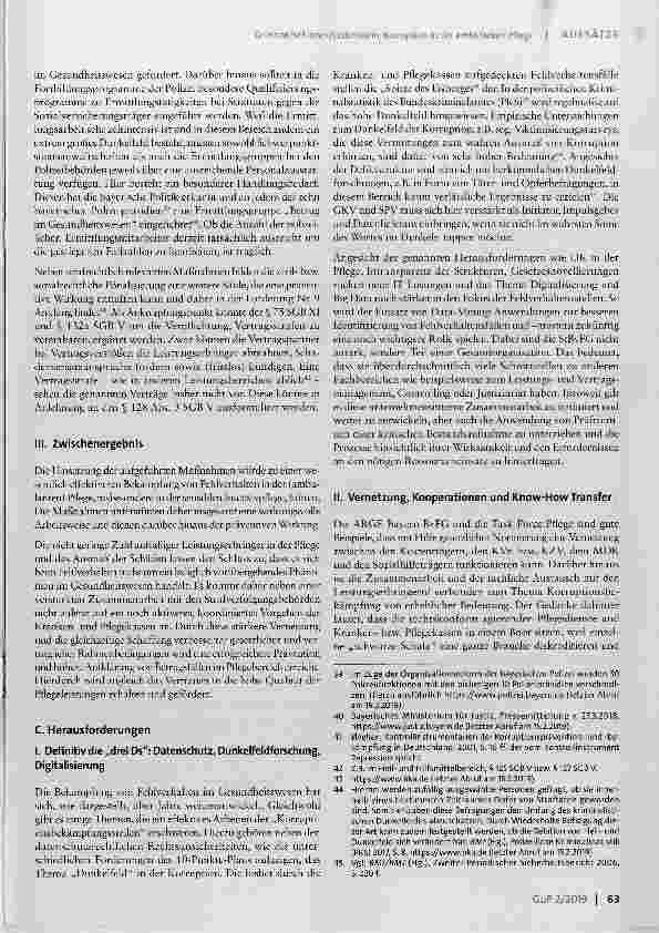 Vorschauseite 6: Korruption in der ambulanten Pflege - Hintergründe und mögliche Präventivmaßnahmen aus Kostenträgerperspektive
