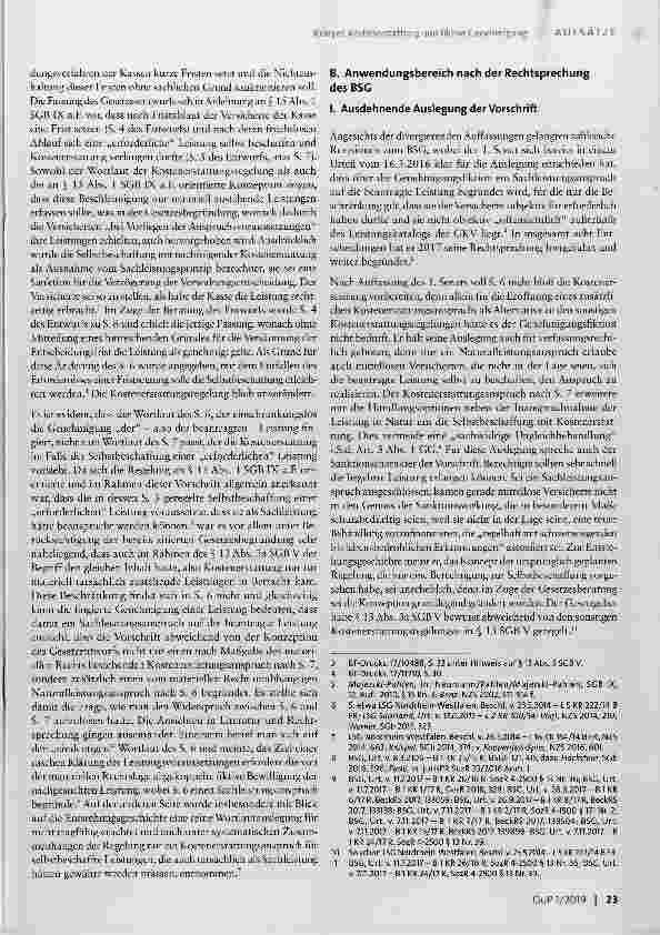 Vorschauseite 2: Kostenerstattung und fiktive Genehmigung